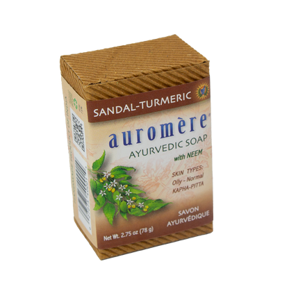 Auromere- Ayurvedic Bar Soap Sandalwood-Turmeric