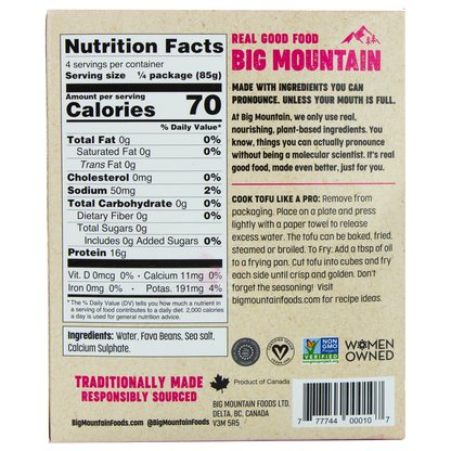 Big Mountain Soy-Free Tofu (In Store Pick-Up Only)