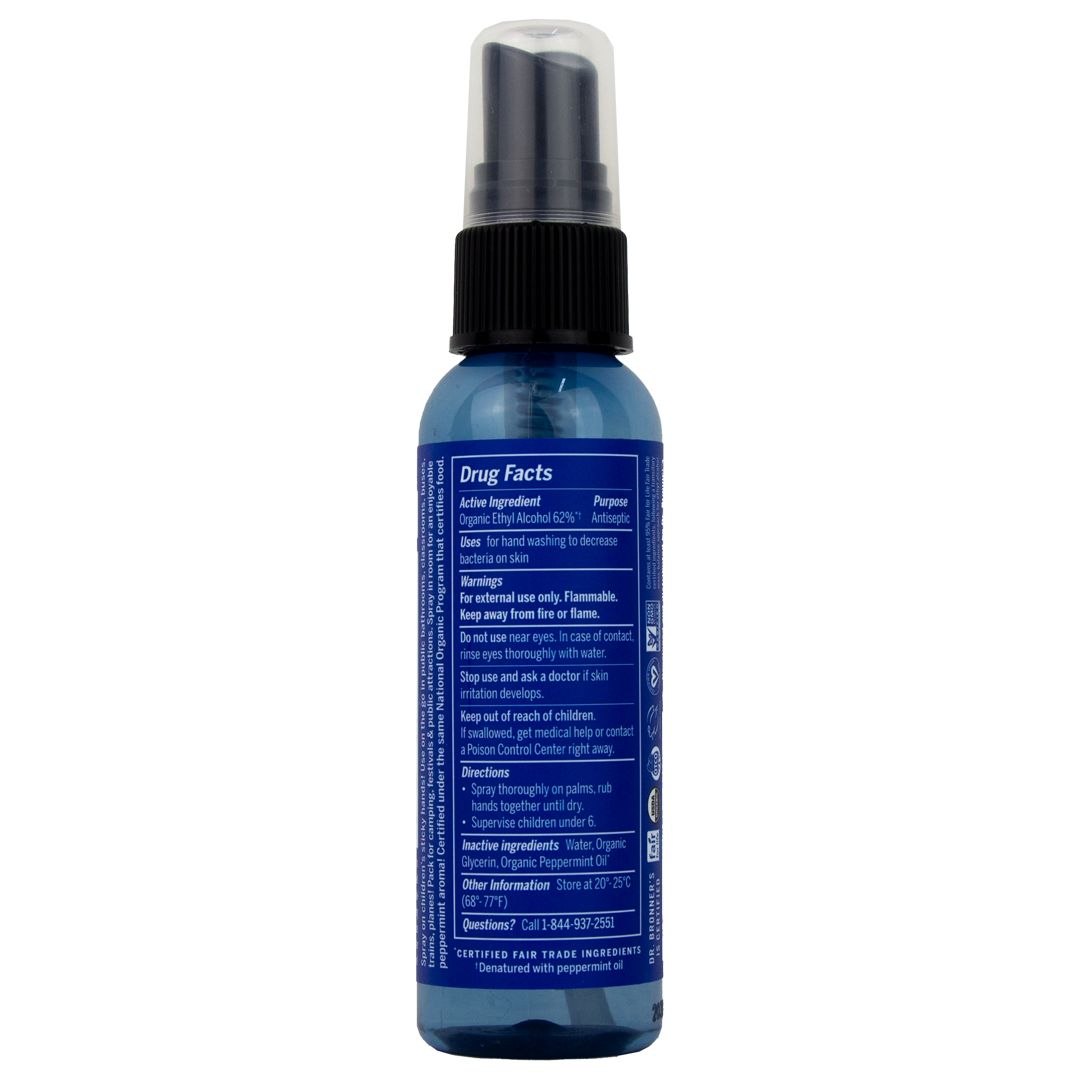 Dr. Bronner's Peppermint Hand Sanitizer