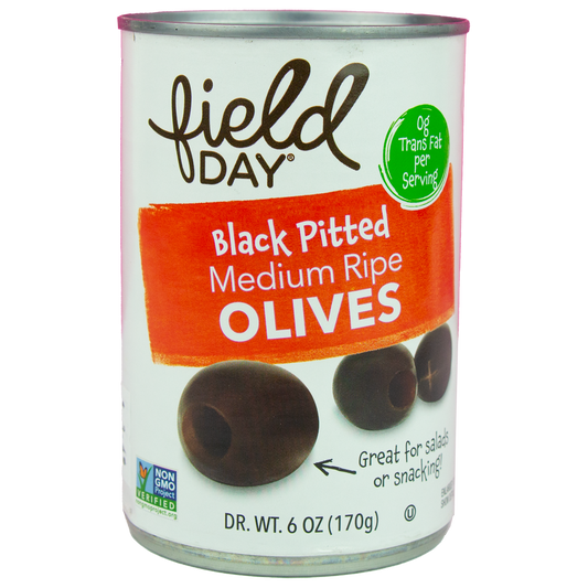 Field Day Black Pitted Medium Olives