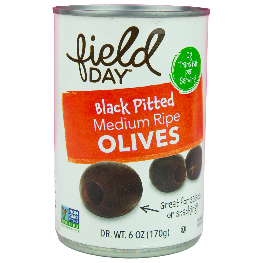 Field Day Black Pitted Medium Olives