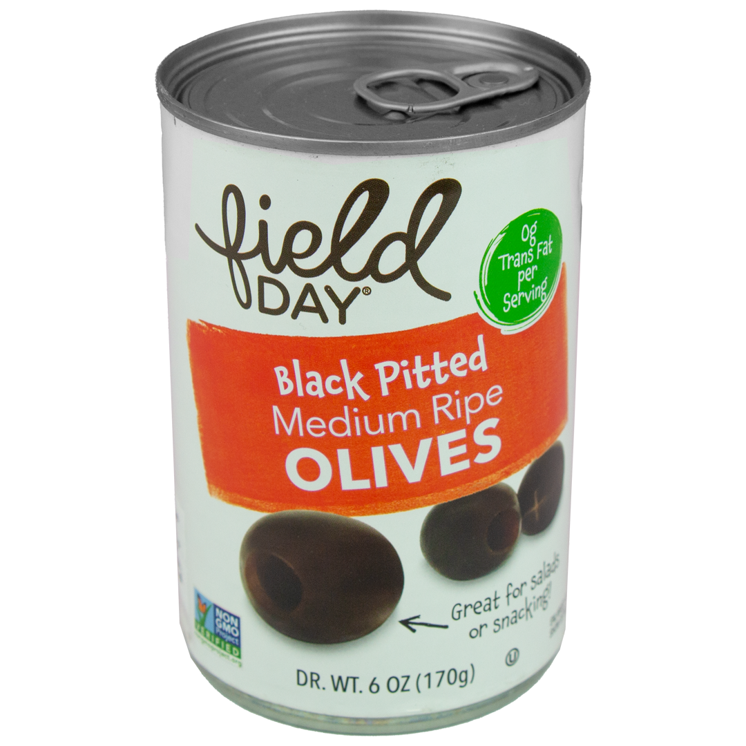 Field Day Black Pitted Medium Olives