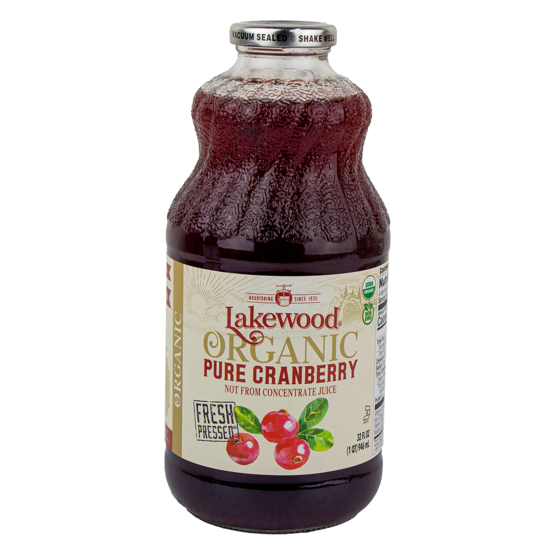 Lakewood Organic Pure Cranberry Juice 32 Oz In Store Pickup Only 6855