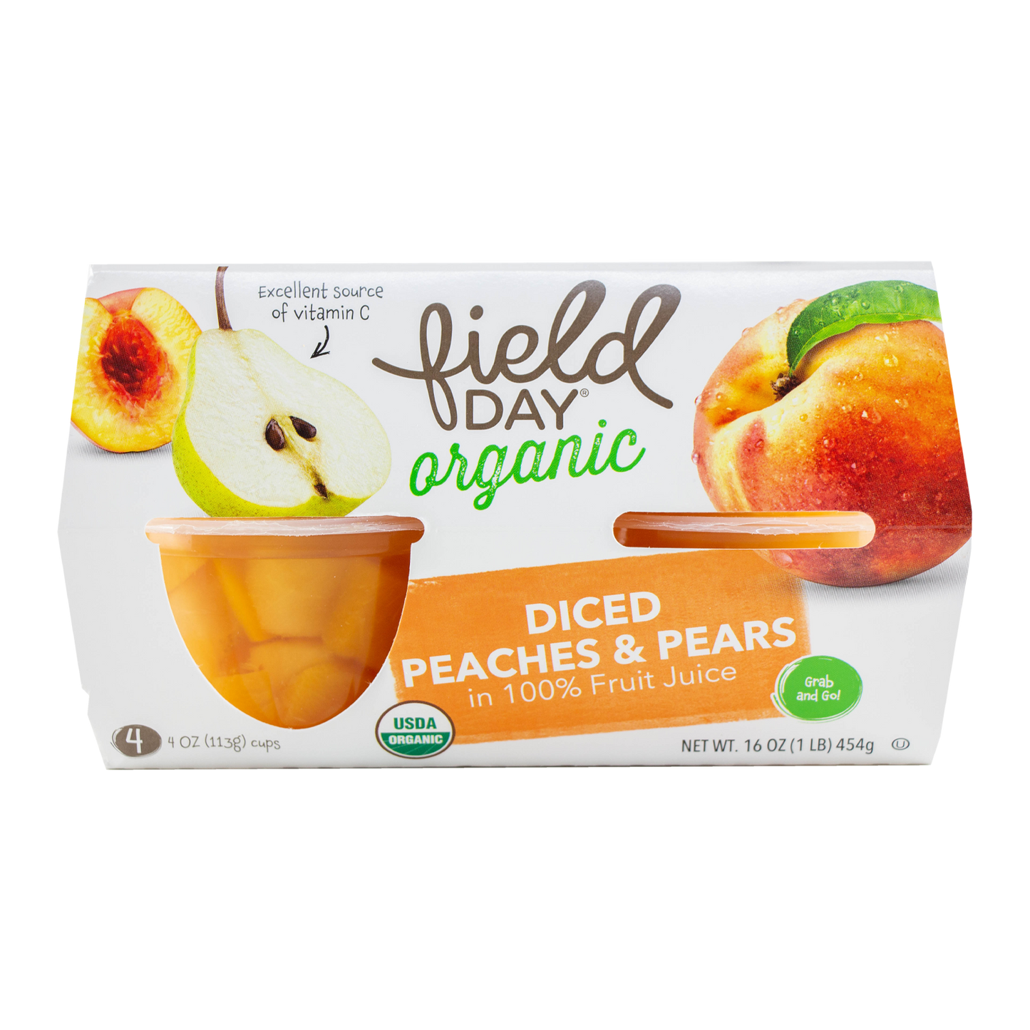 Field Day Organic - Diced Peaches & Pears