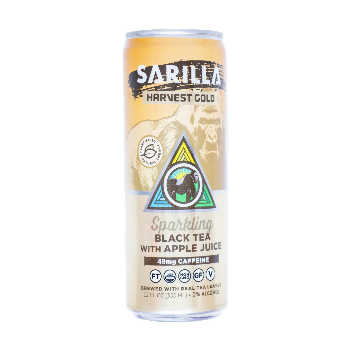 Sarilla - Sparkling Black Tea with Apple Juice - 49mg Caffeine