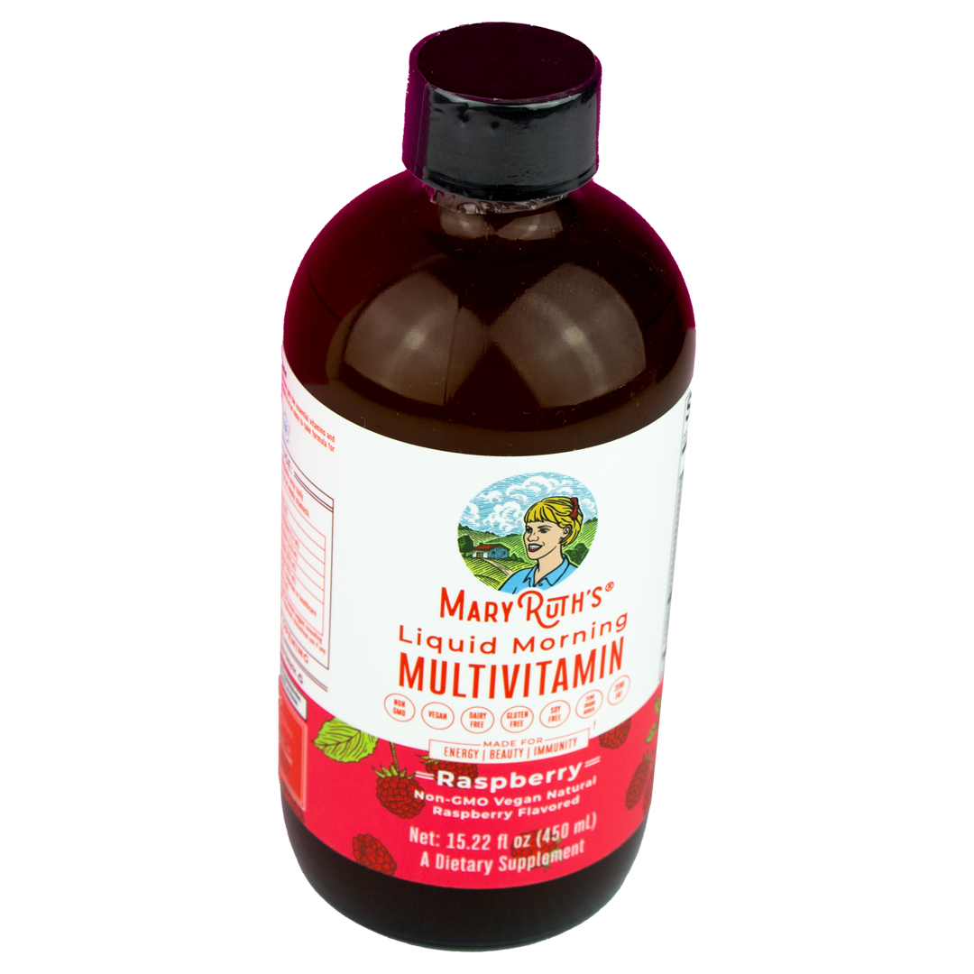 Mary Ruth Liquid Morning Multivitamin in Raspberry Flavor (15.22 oz ...
