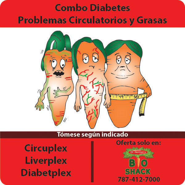 Dr. Norman's Combo Diabetes & Circulación – Bioshackstore.com