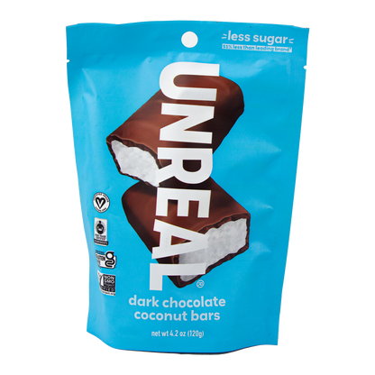 Unreal - Dark Chocolate Coconut Bars