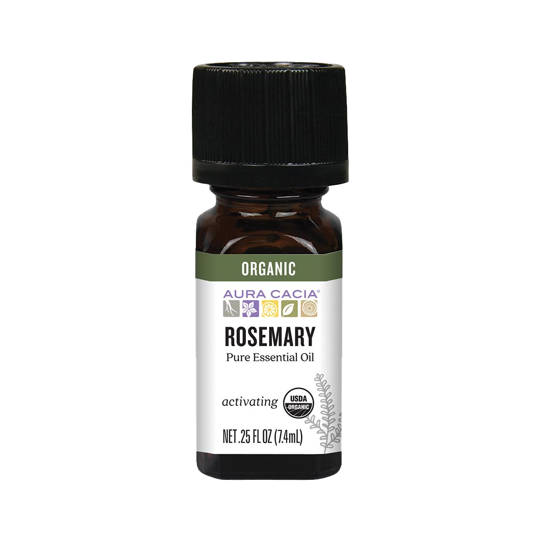 Aura Cacia - Organic Rosemary Essential Oil (0.25 oz)