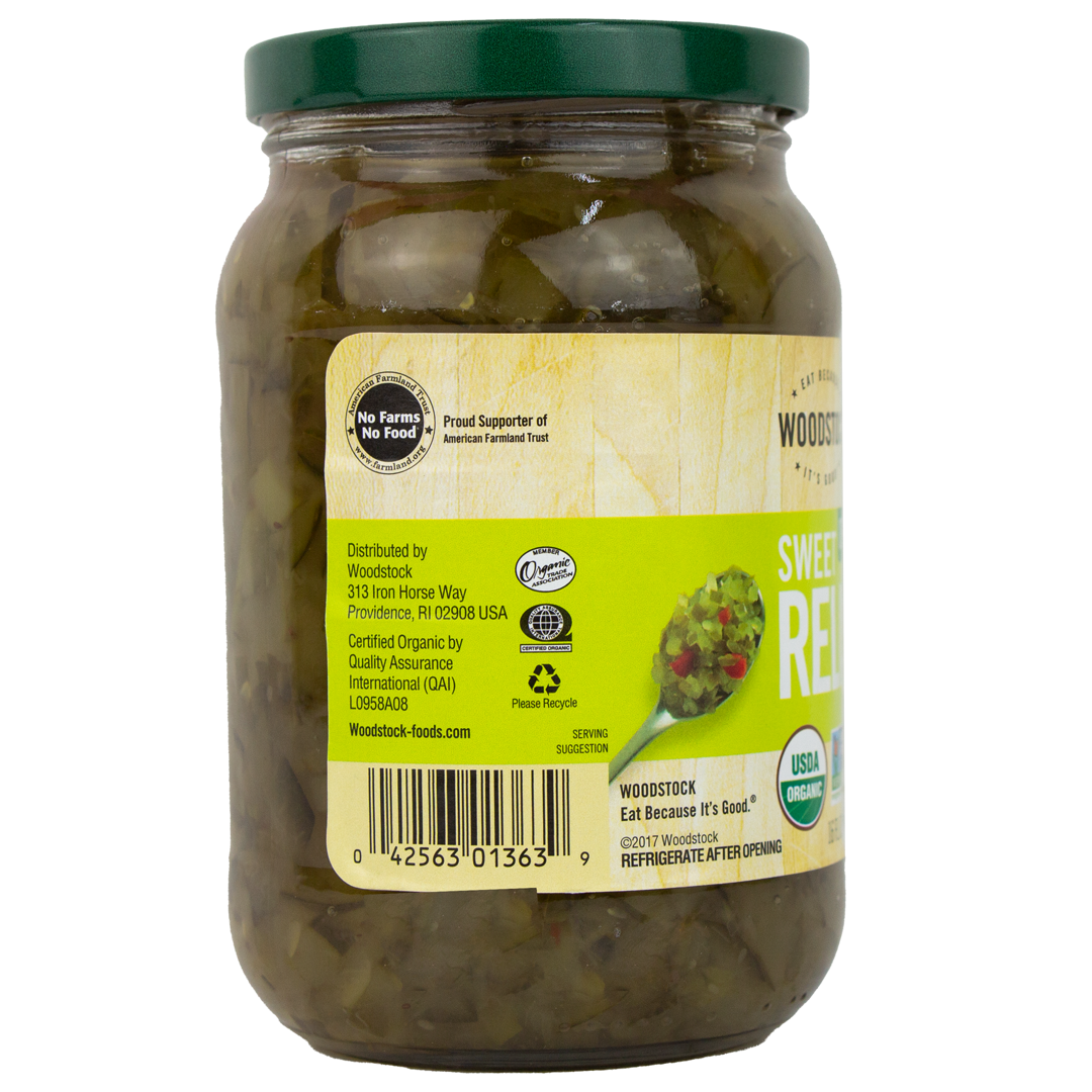 Woodstock Organic Sweet Relish (In Store Pick-Up Only)