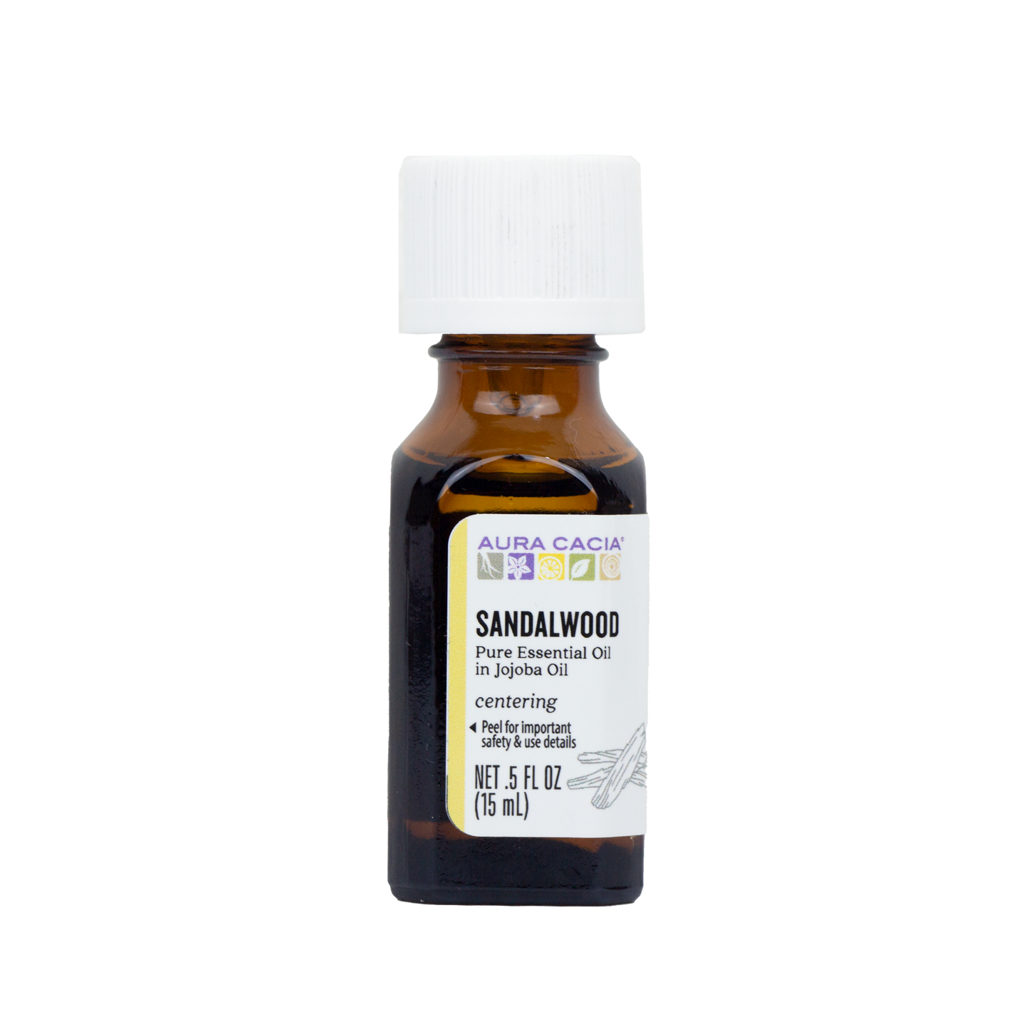 Aura Cacia - Sandalwood Pure Essential Oil (0.5 oz)