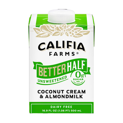 Califia Farms - Better Half (Unsweetened) Coconut Cream & AlmondMilk (Store Pick-Up Only)