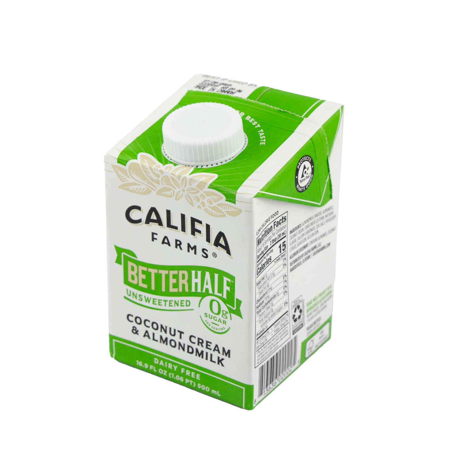 Califia Farms - Better Half (Unsweetened) Coconut Cream & AlmondMilk (Store Pick-Up Only)