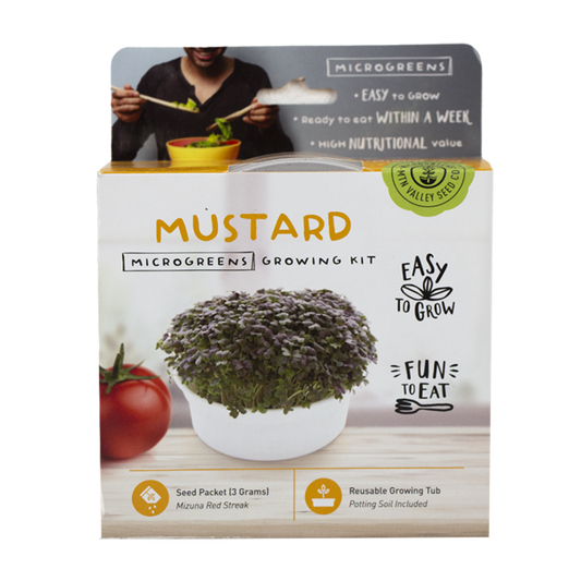 Mini Microgreens Growing Kit- Mostaza