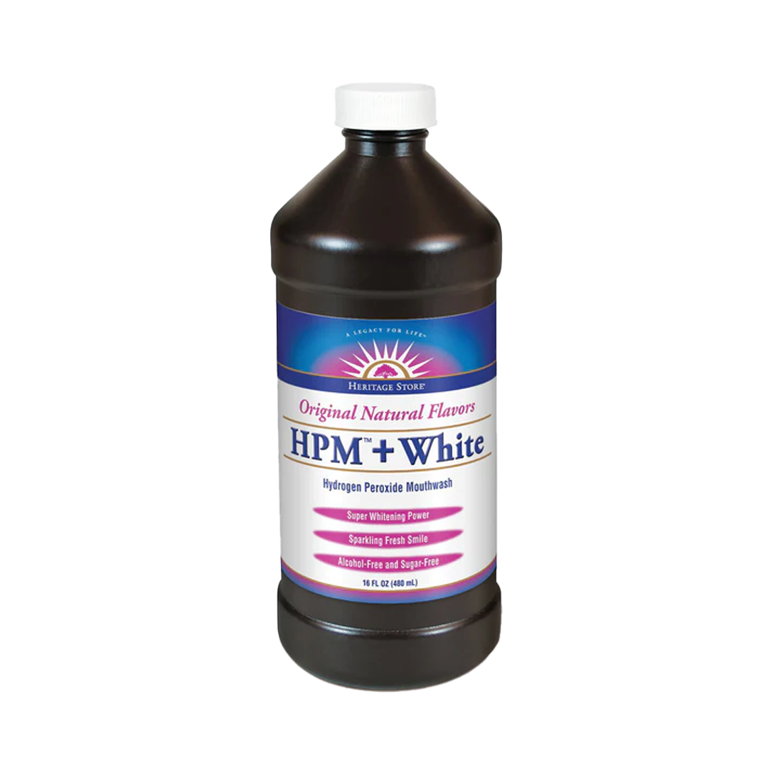 Heritage Store - HPM + White Hydrogen Peroxide Mouthwash
