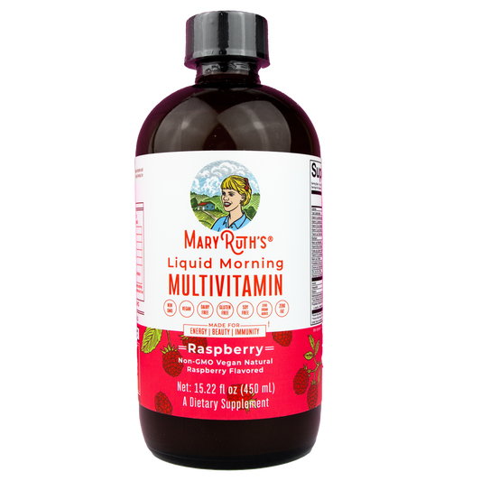 Mary Ruth Liquid Morning Multivitamin in Raspberry Flavor (15.22 oz)