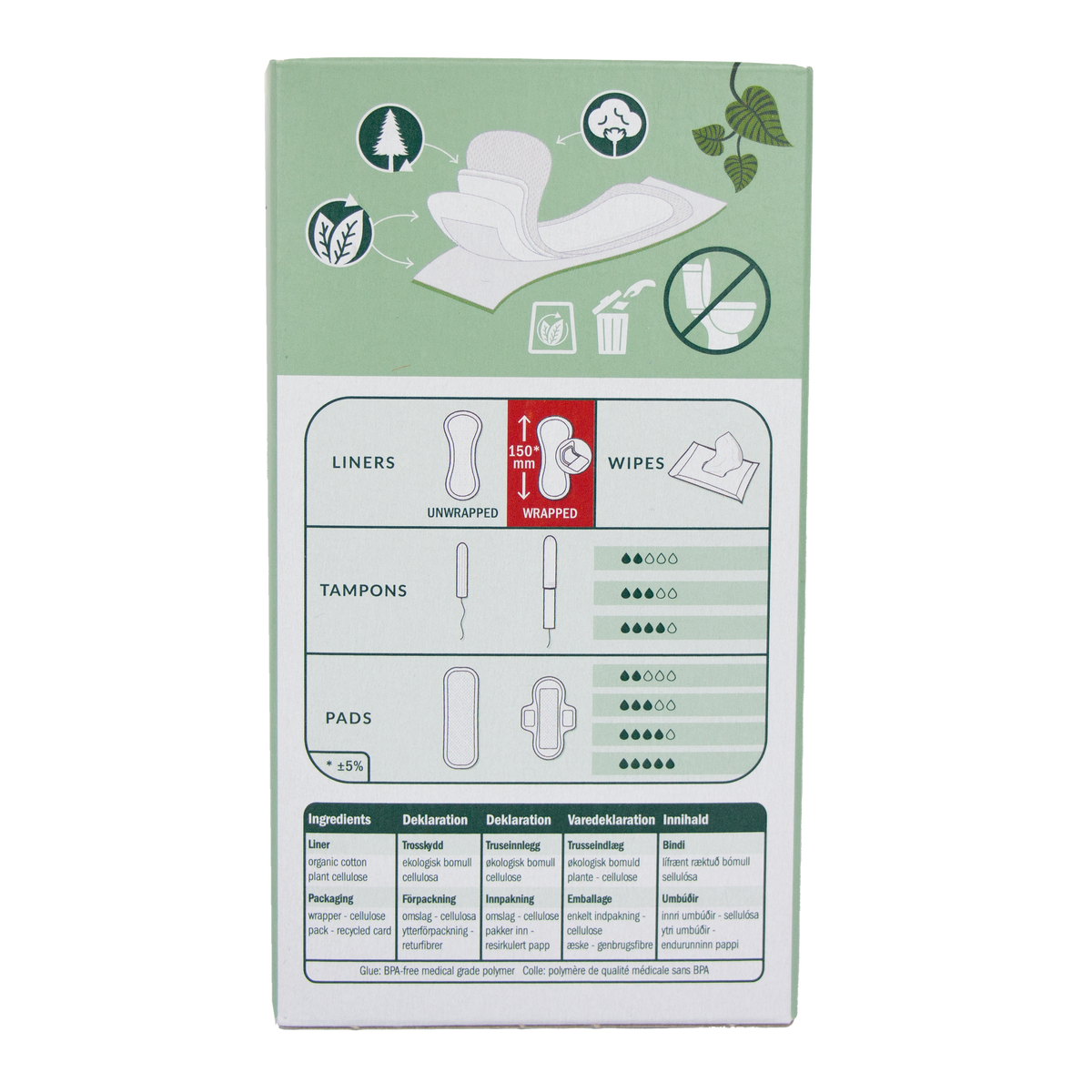 Natracare - Panty Liner Normanl (18 pcs)