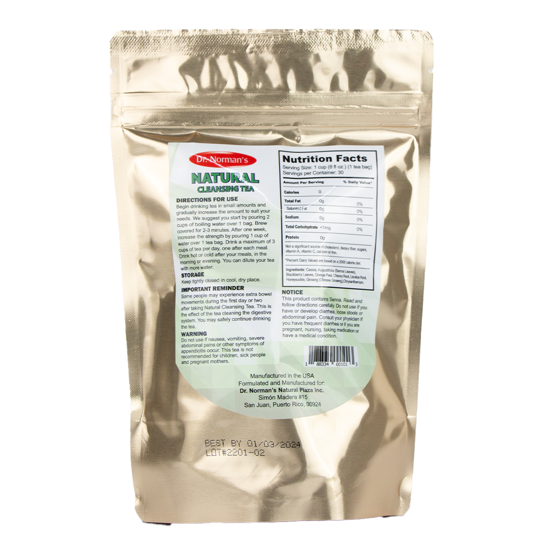 Dr. Norman's Natural Cleansing Tea – Bioshackstore.com