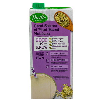 Pacific Foods - Hemp Milk - Original Unsweetened (32 oz)