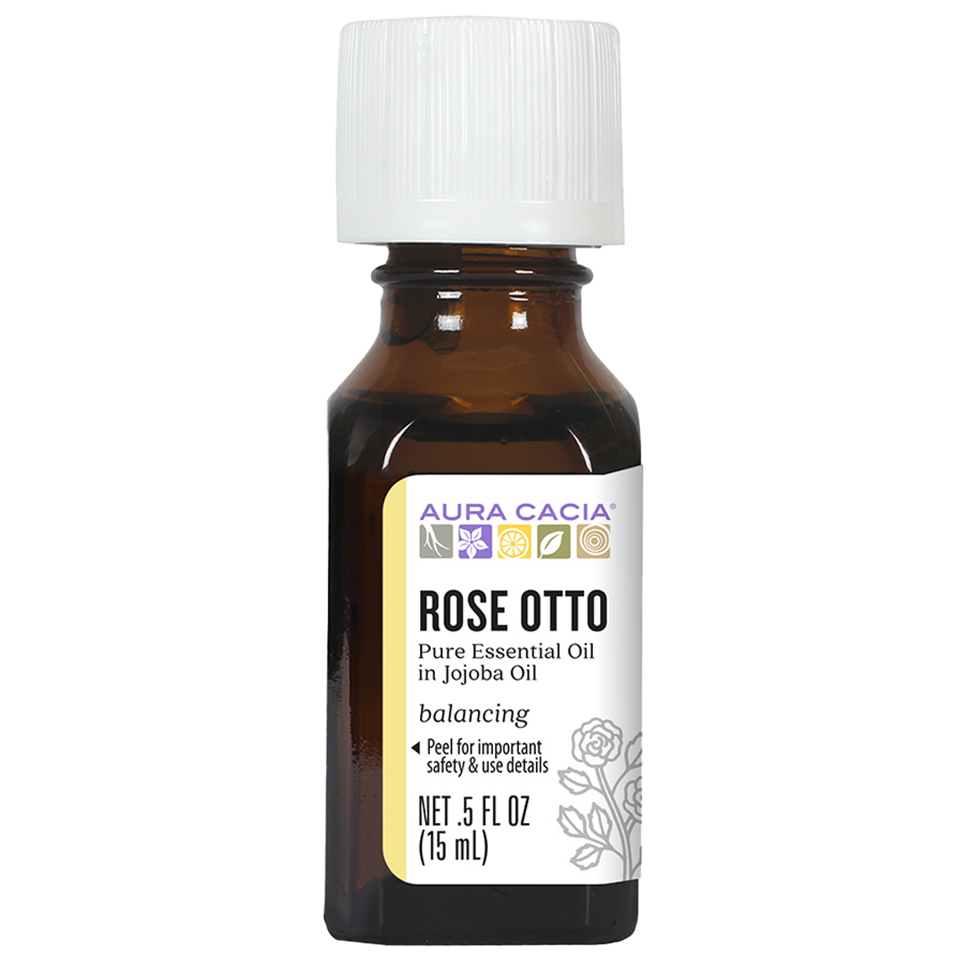 Aura Cacia - Rose Otto Essential Oil (0.5 oz.)