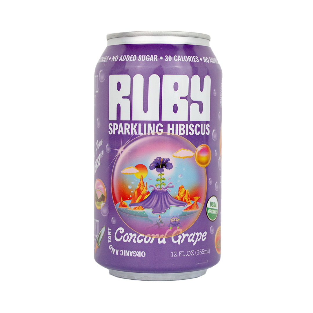 Ruby Sparkling Hibicus - Concord Grape