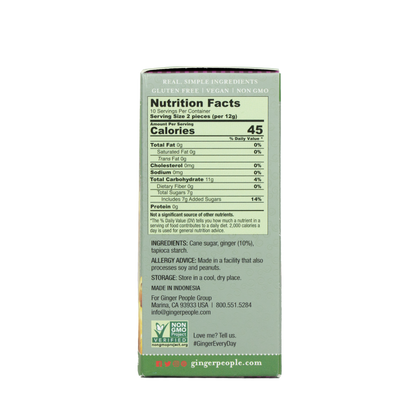 The Ginger People - Gin Gins Chewy Ginger Candy Travel Pack