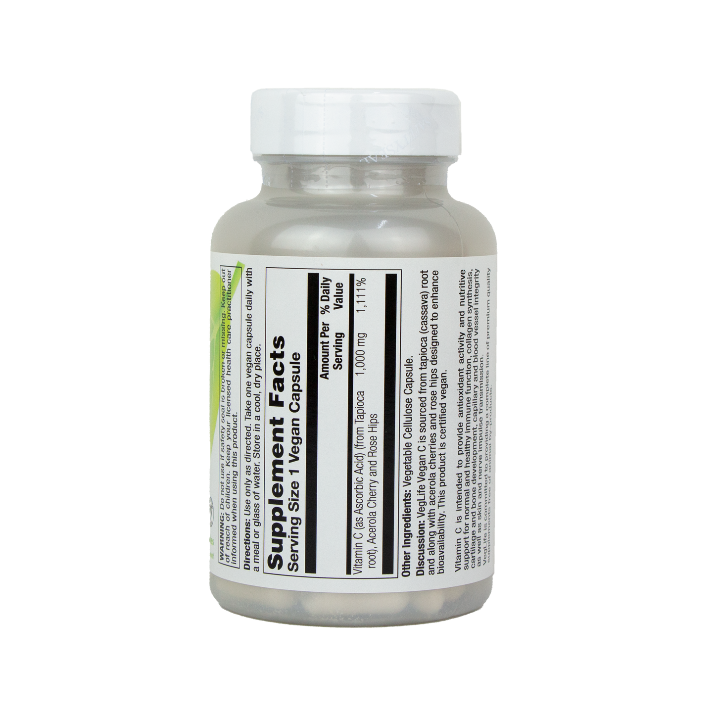 Veg Life- Non-GMO Vegan C 1000mg