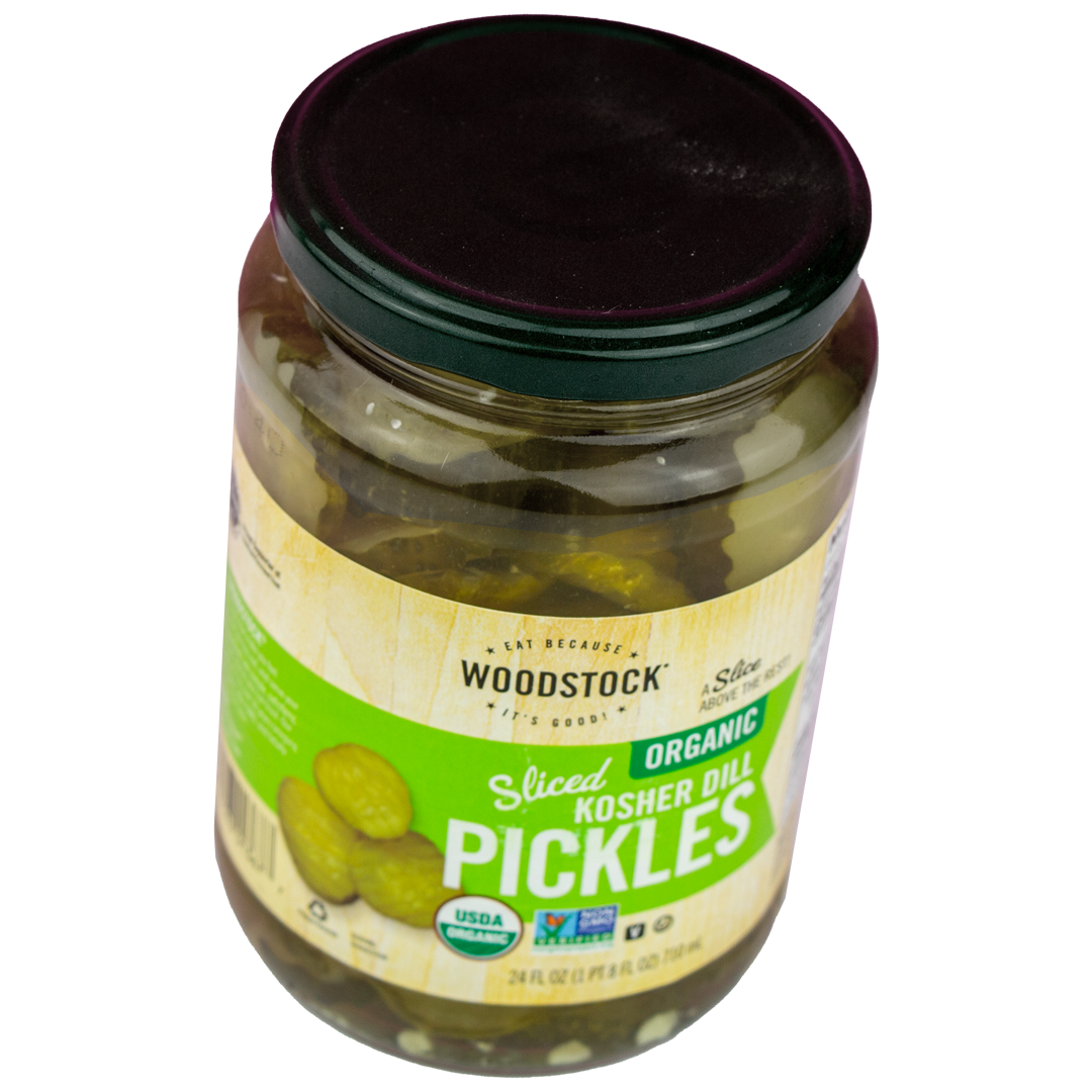 Woodstock - Organic Sliced Kosher Dill Pickles (In Store Pick-Up Only)